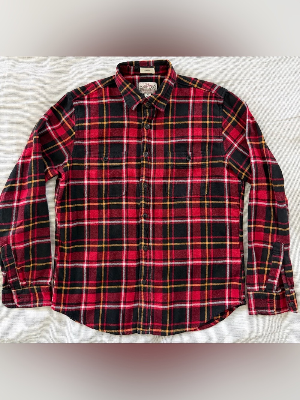 J.Crew Plaid Flannel Long Sleeve Shirt - Medium